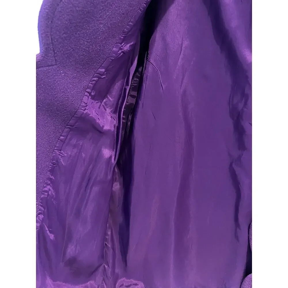 Vintage Purple Paradise Grape Scalloped jacket